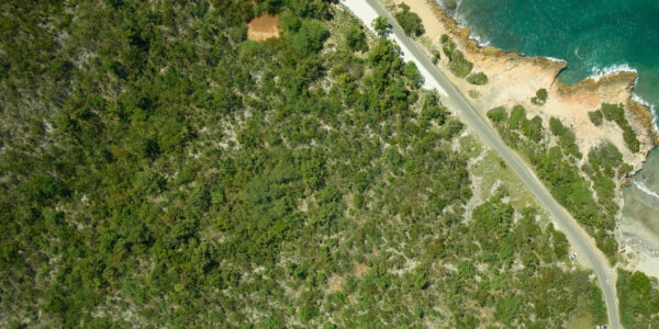 Aerial view captured by Phase One for NASA's thermal imaging